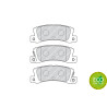 Set pastiglie freno PREMIER