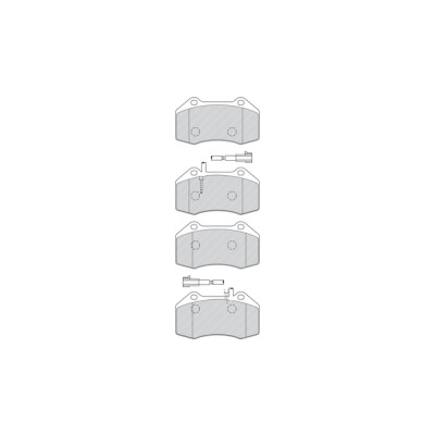 Set pastiglie freno PREMIER