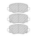 Set di 4 pastiglie freno FERODO FDB4925
