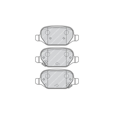Set pastiglie freno PREMIER