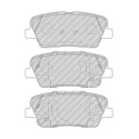 Set di 4 pastiglie freno FERODO FDB5048