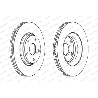 Set dischi freno FERODO PREMIER DDF1756