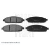 Set di 4 pastiglie freno BLUEPRINT ADA104219