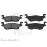 Set di 4 pastiglie freno Blueprint ADA104222BLU