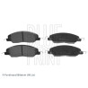 Set di 4 pastiglie freno Blueprint ADA104256BLU
