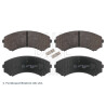 Set di 4 pastiglie freno BLUEPRINT ADC44261BLU
