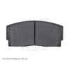 Set di 4 pastiglie freno BLUEPRINT ADD64207