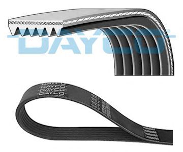 Cinghia trapezoidale scanalata DAYCO 6PK2870