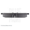 Set di 4 pastiglie freno BLUEPRINT ADG042138BLU