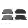 Set di 4 pastiglie freno BLUEPRINT ADG042147