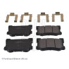 Set di 4 pastiglie freno BLUEPRINT ADG042155BLU