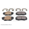 Set di 4 pastiglie freno BLUEPRINT ADG042157