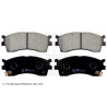 Set di 4 pastiglie freno BLUEPRINT ADG04256BLU