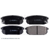 Set di 4 pastiglie freno BLUEPRINT ADG04259