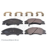 Set di 4 pastiglie freno BLUEPRINT ADG04294BLU