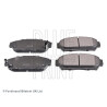 Set di 4 pastiglie freno BLUEPRINT ADH24241