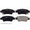 Set di 4 pastiglie freno BLUEPRINT ADH24276BLU