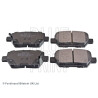 Set di 4 pastiglie freno BLUEPRINT ADH24278