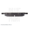 Set di 4 pastiglie freno BLUEPRINT ADH24286BLU