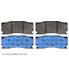 Set di 4 pastiglie freno BLUEPRINT ADJ134243