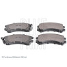 Set di 4 pastiglie freno BLUEPRINT ADK84208