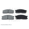 Set di 4 pastiglie freno BLUEPRINT ADM54267
