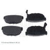 Set di 4 pastiglie freno BLUEPRINT ADN14282BLU