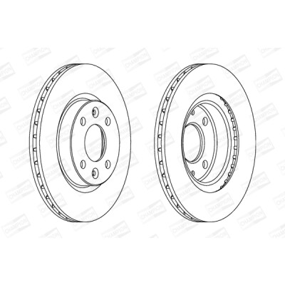 Set di (2) dischi freno CHAMPION 561997CH