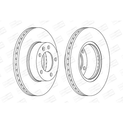 Disco freno CHAMPION 562190CH-1