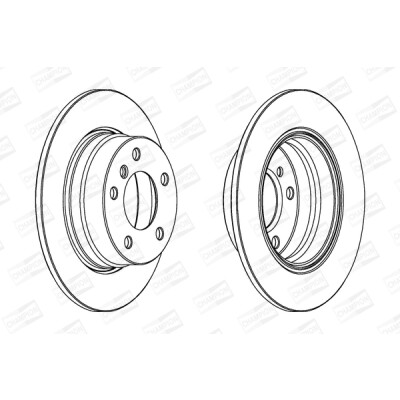Set di (2) dischi freno CHAMPION 562259CH