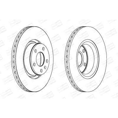 Set di (2) dischi freno CHAMPION 562271CH