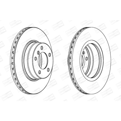 Set di (2) dischi freno CHAMPION 562320CH