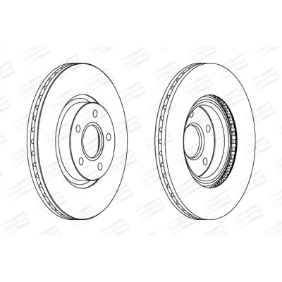 Set di (2) dischi freno CHAMPION 562363CH