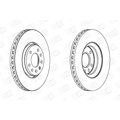 Set di (2) dischi freno CHAMPION 562385CH