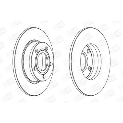 Set di (2) dischi freno CHAMPION 562503CH