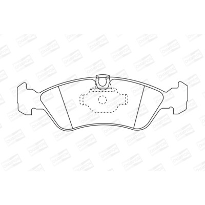 Set pastiglie freno CHAMPION 571391CH