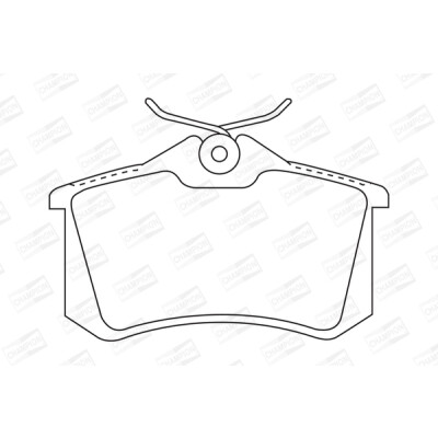 Kit pastiglie freno, Freno a disco CHAMPION 571906CH