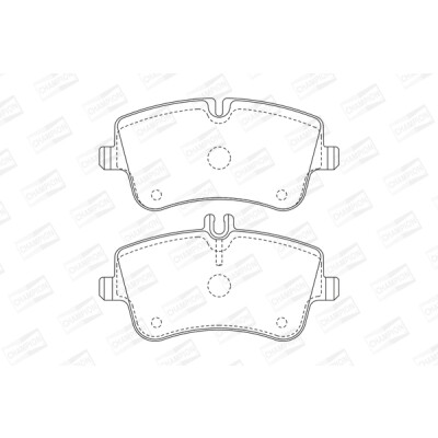 Set pastiglie freno CHAMPION 571986CH