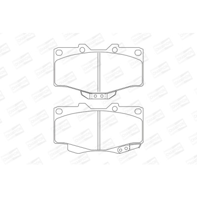 Set pastiglie freno CHAMPION 572140CH