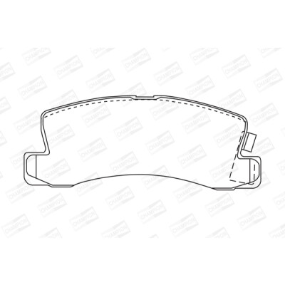 Set pastiglie freno CHAMPION 572188CH