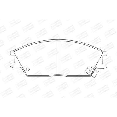 Kit pastiglie freno, Freno a disco CHAMPION 572269CH
