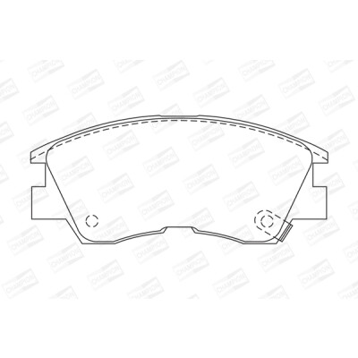 Set pastiglie freno CHAMPION 572281CH