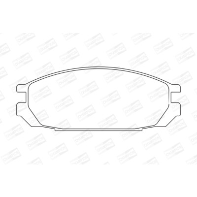 Set pastiglie freno CHAMPION 572290CH