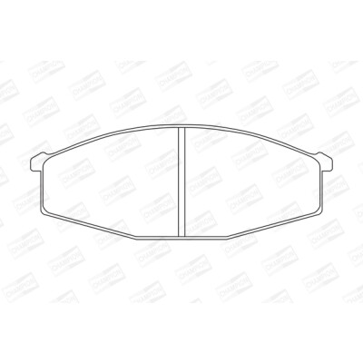 Set pastiglie freno CHAMPION 572361CH