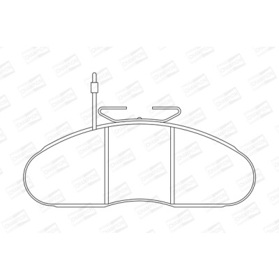 Set pastiglie freno CHAMPION 572374CH