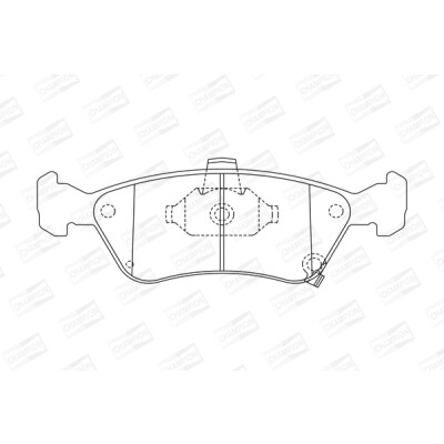Set pastiglie freno CHAMPION 572400CH