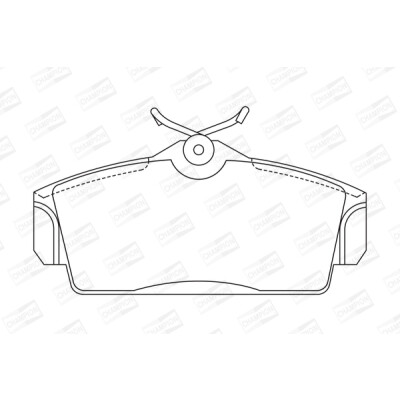 Set pastiglie freno CHAMPION 572422CH