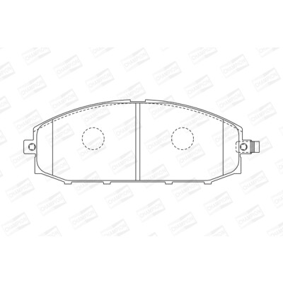 Set pastiglie freno CHAMPION 572448CH