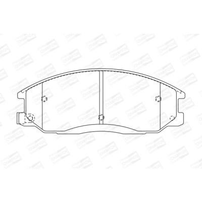 Kit pastiglie freno, Freno a disco CHAMPION 572453CH