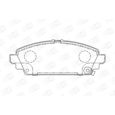 Set pastiglie freno CHAMPION 572464CH